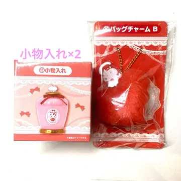 산리오 복권 키티 헬로키티 소품함 2개 백참