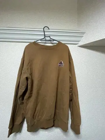XLARGE 브라운 맨투맨