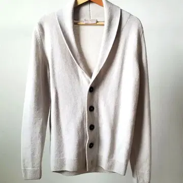 JOHN SMEDLEY 메리노울 숄카라 가디건 S