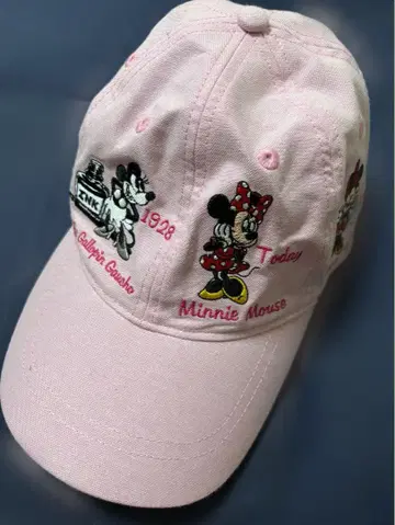 홍콩 디즈니 미니 마우스 캡 핑크