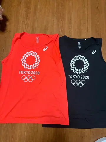 도쿄 2020 올림픽 탱크탑 2개 세트