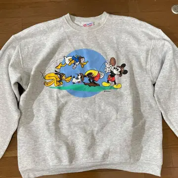 Hanes x Disney 미키 & 프렌즈 트레이닝복 맨투맨