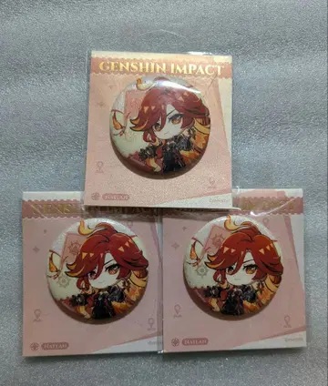 원신 캔뱃지 마르비카 3점 테이왓전