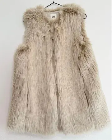 GAP 인조 퍼 베스트 퍼 베스트