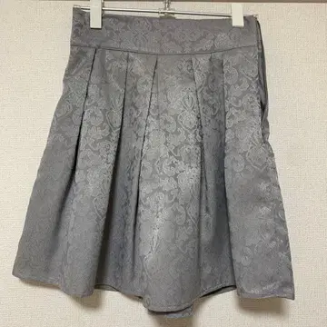 새상품 evelyn 자카드 스커트 그레이