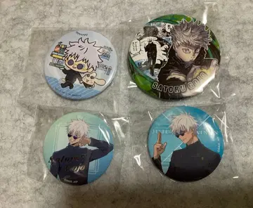 주술회전 고죠 사토루 회옥 옥절 x 시나모롤 등 캔뱃지 모음