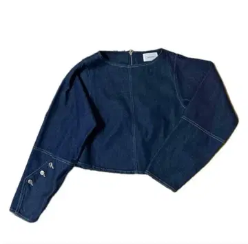 [ 가격 인하 ] HOSBJERG 데님 블라우스