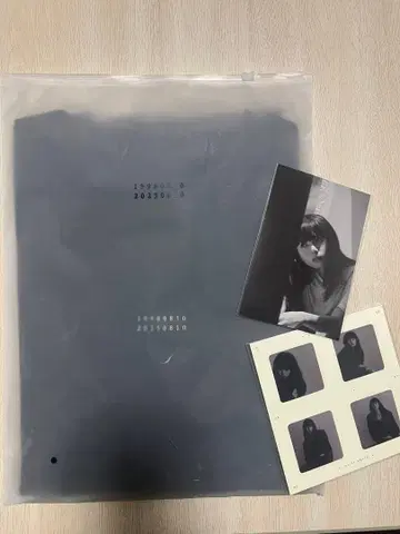 사이토 아스카 포토 티셔츠 B 스티커 세트 B 엽서