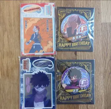 나의 히어로 아카데미아 명장면 디오라마 & 캔뱃지 4개 세트 2022년