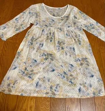 70s 80s 유럽 프랑스 앤티크 구제 의류 vintage 꽃무늬 원피스