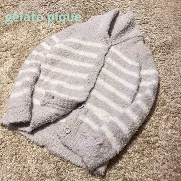 젤라또피케 gelato pique 패널 보더 숄 가디건