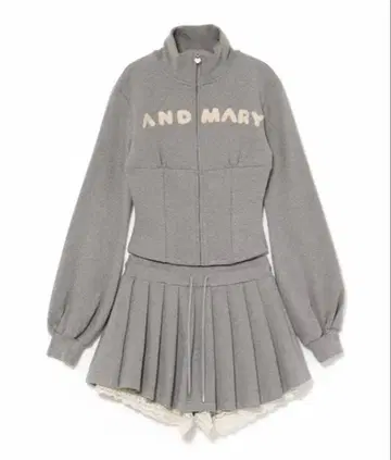 andmary Lace logo set up gray