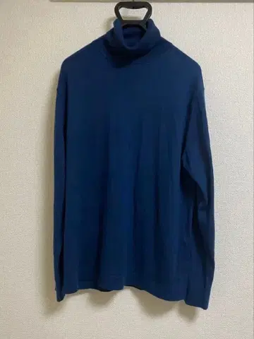 유니클로 +J 캐시미어 터틀넥 스웨터 xxl 블루