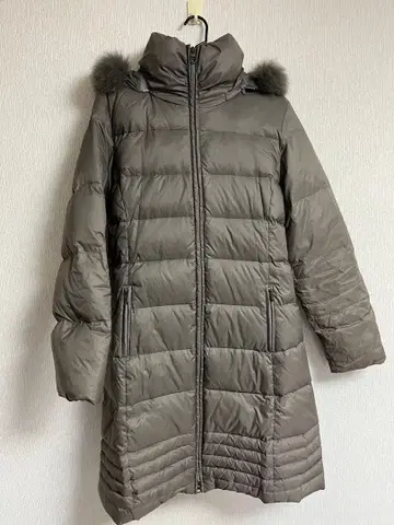 SEIZE 그레이 다운 자켓 후드 부착