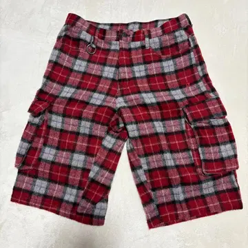 y111210 HEX ANTISTYLE 하프 팬츠 숏 체크 M