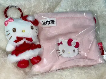 헬로키티 행운 복권 마스코트 파우치 세트