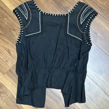 [ 새상품급 ] 맥피 린넨 슬리브리스 상의 36 투모로우랜드