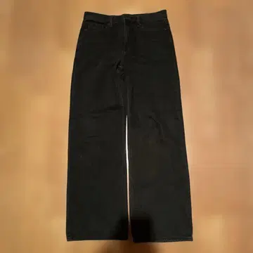 UNIQLO 블랙 배기 데님