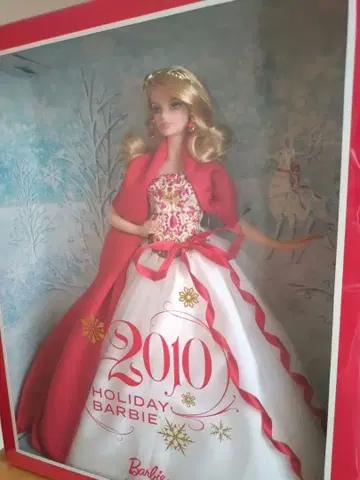 바비 인형 새상품 홀리데이 바비 레어 2010