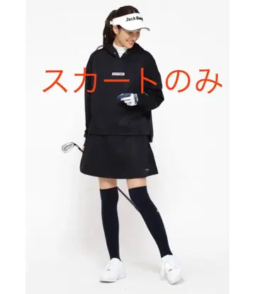 Jack Bunny! 방풍 맨투맨 라미네이션 스트레치 스커트 L