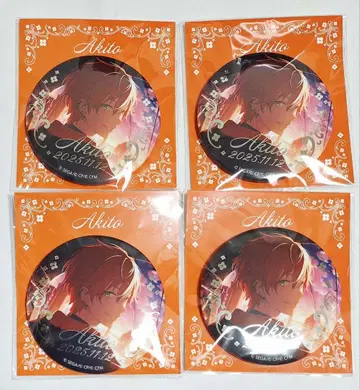 프로세카 하피콜레 시노노메 아키토 금박 캔뱃지 C