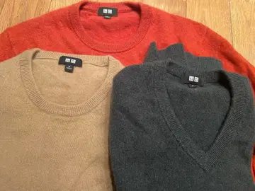 유니클로 캐시미어 스웨터 3색 세트