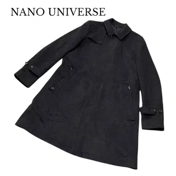 NANOUNIVERSE 나노 유니버스 울 코트 차콜 그레이 44