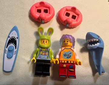 LEGO 미니 피규어 2체, 여름 잡화 세트