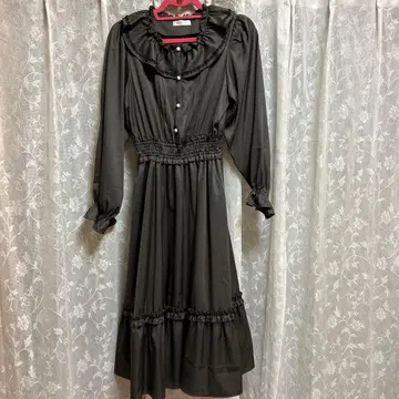 시마무라 새상품급 아오키 미사코 콜라보 원피스