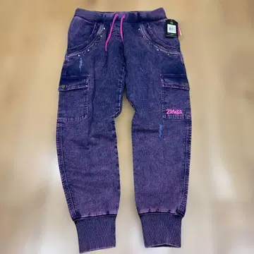 ZUMBA 데님 조 팬츠 핑크 택 포함 새상품 XS