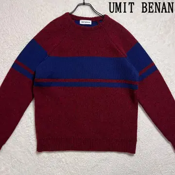 [ 새상품급 ] UMITBENAN 스웨터 도킹 바이컬러 울