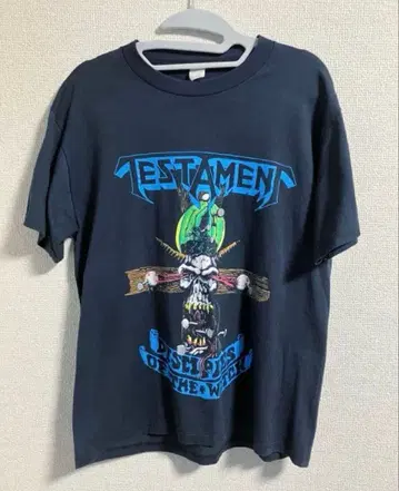 testament 90년 첫 일본 투어 T셔츠 M 테스타먼트