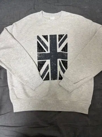 WISH FOREVER 유니언 잭 맨투맨 L