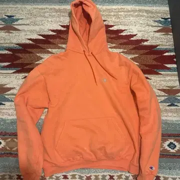 레어 컬러 90s 멕시코제 Champion 오렌지 후드티