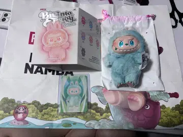 [정품] 라부부 에너지 LABUBU POP MART 핑크 미도리