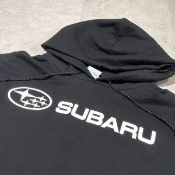 [ 챔피온 ] SUBARU 기업 후드티 XL 블랙