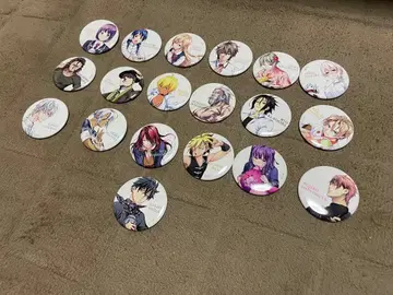 식극의 소마 10주년 캔 배지 세트 19개