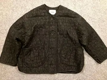 tumugu (츠무구) 나비 퀼팅 데님 자켓