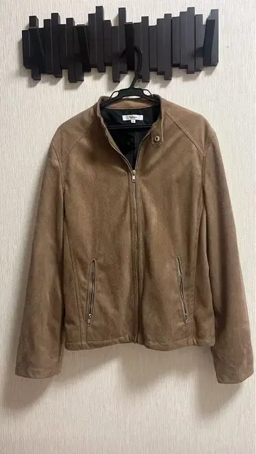 브라운 스웨이드풍 자켓 M