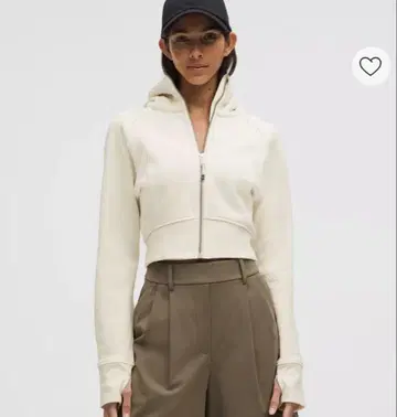 [ Lululemon ] Scuba 풀 집업 크롭 후디 사이즈 4