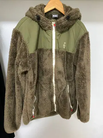 CHUMS 참스 플리스 자켓 L 카키/브라운