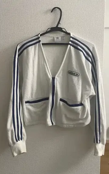 adidas 크롭 타월 테리 가디건 / 아디다스 오리지널