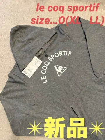 새상품 르꼬끄 스포르티브 남성용 풀오버 후드티 O XL