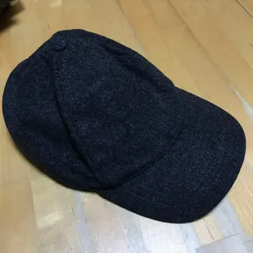 캡 울 그레이 6패널 모자