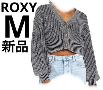 새상품 ROXY 긴팔 가디건 짧은 기장 M