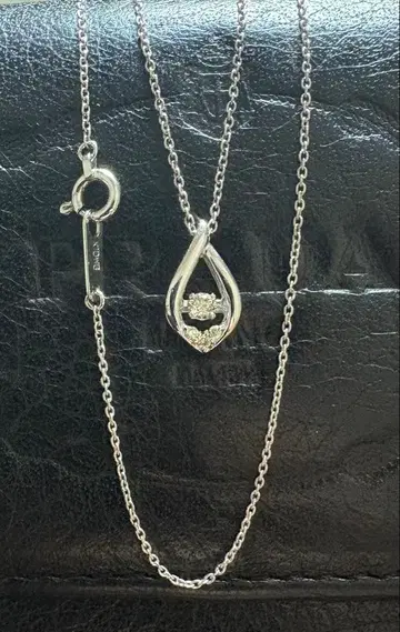 k10 다이아몬드 드롭 목걸이