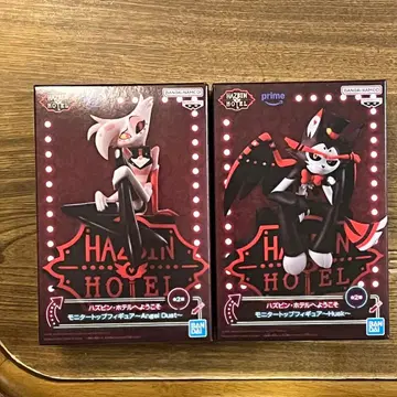 해즈빈 호텔에 오신 것을 환영합니다 모니터 탑 피규어 2개 세트