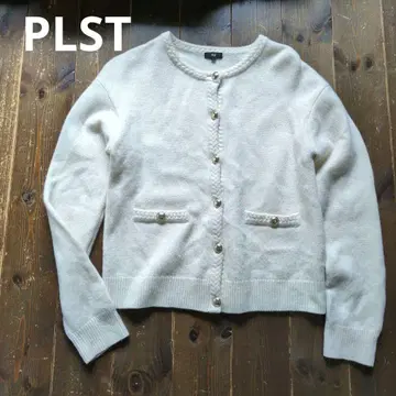 PLST 엑스트라 파인 메리노울 미들 게이지 가디건