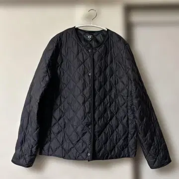 UNIQLO WARM PADDED 퀼팅 자켓 XL 블랙