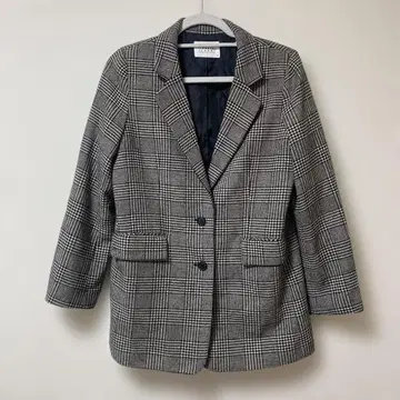 LOWRYS FARM 테일러드 자켓 체크 무늬 M